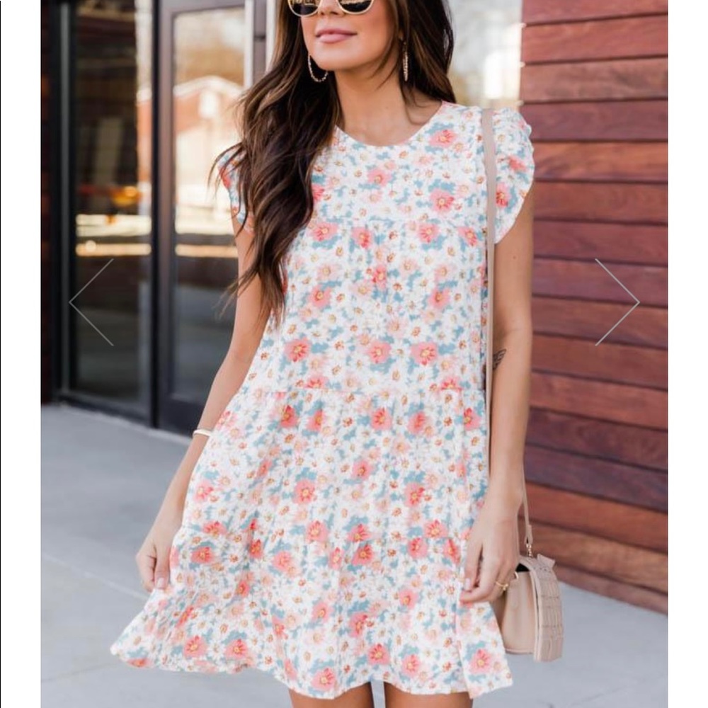 Complete my heart floral dress
